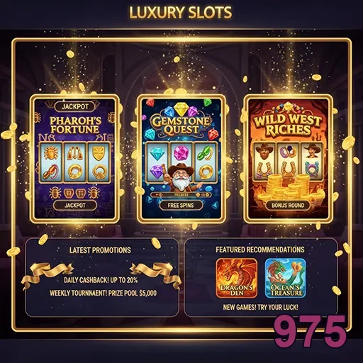 975 luxury slots promotions